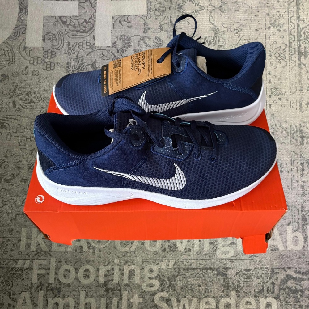 Nike Flex Experience Run 11 Next Nature Mens Running Shoes Navy DD9284-400 10
